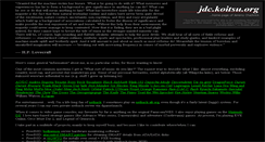 Desktop Screenshot of jdc.koitsu.org
