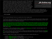 Tablet Screenshot of jdc.koitsu.org